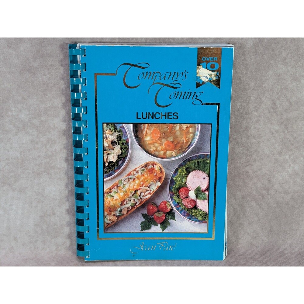 Company's Coming LUNCHES Cookbook Jean Paré Spiral Bound Recipes 6th Printing